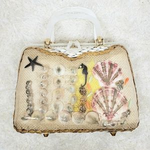 Vintage unique woven purse